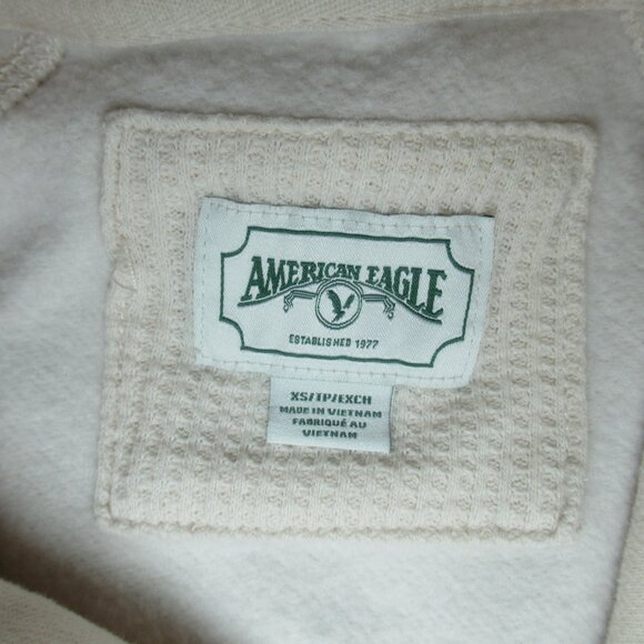 American Eagle Cozy Fleece Hoodie | Size XS (Tall) - Picture 8 of 12